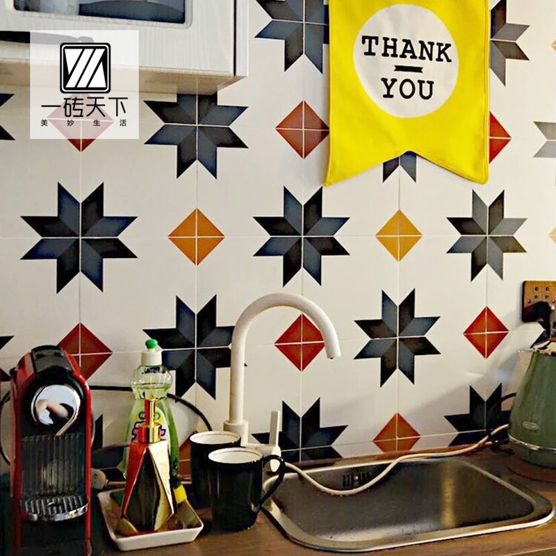 Color tiles 300 washstand kitchen powder room background Balcony wall tiles Floor tiles Art tiles 300times 300