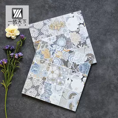 European style tile 300times 300 living room background wall turn kitchen study dressing room wall tile bathroom balcony non-slip brick