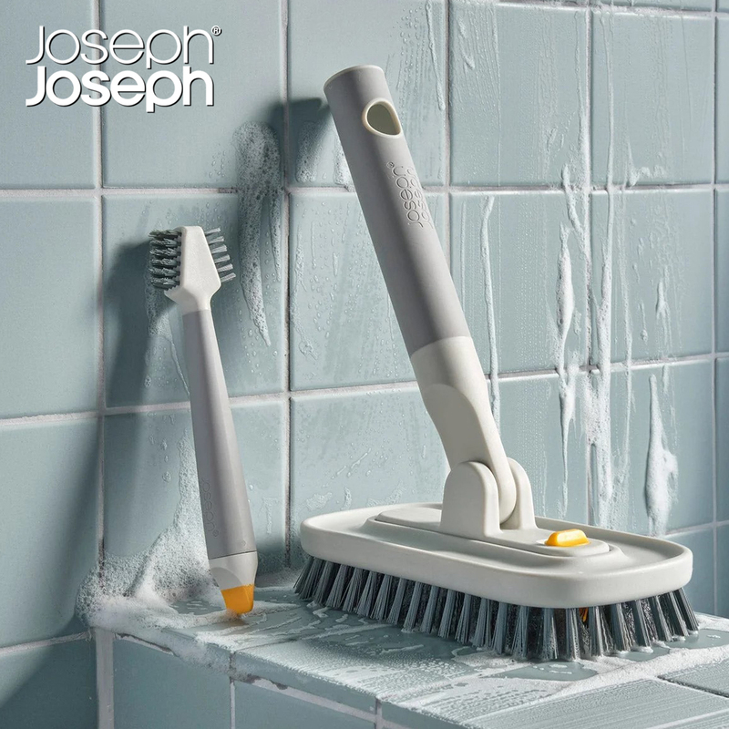 British Brand Joseph Joseph Multifunctional Cleaning Brush Set Can Be Extended to Clean Bathroom Walls and Tile Gaps