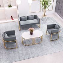 Coffee milk tea beauty negotiation rest living room home modern minimalist light luxury bar card seat sofa table and chair combination