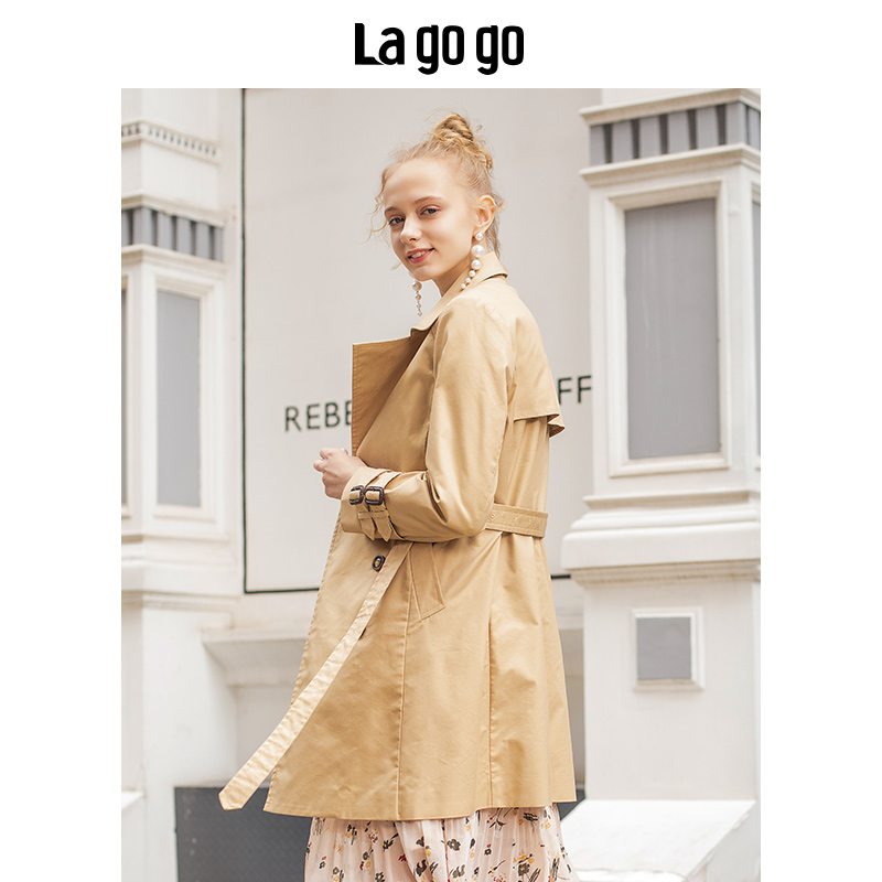 Trench pour femme LAGOGO    en Coton - Ref 3227934 Image 3