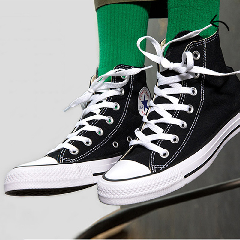 Giày nữ chính hãng Converse Giày nam giày vải cao cấp Học sinh học sinh mẫu giày thể thao 101010 - Plimsolls giày converse run star hike