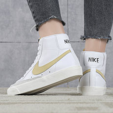 кроссовки 耐克女鞋2021春季新款开拓者运动休闲鞋高帮白色板鞋cz1055-109