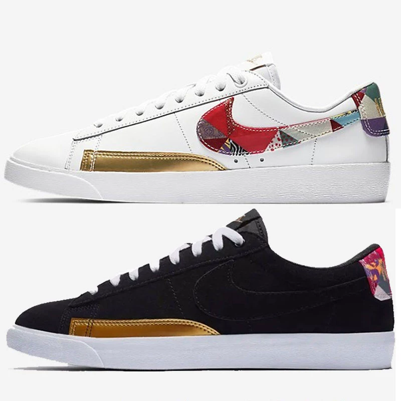 Giày nam Nike giày nữ 2019 mùa xuân tiên phong mới sơn giày thông thường giày đế thấp đế giày BV6651-011 - Dép / giày thường