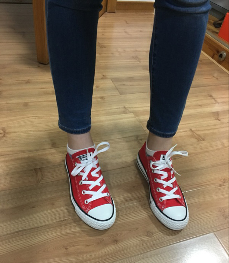 Giày vải Converse 2018 Giày nam mới Giày nữ cổ điển giày thể thao cắt thấp cổ điển 101001 giày sneaker nam trắng