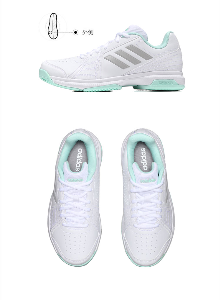 Giày Adidas / Adidas nữ mùa thu 2018 đệm mới mang giày tennis thoáng khí cắt thấp BB7650 giày sneaker nam