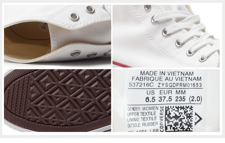 Giày converse nữ 2018 mới cổ điển đơn giản thời trang thể thao giày cao cấp giản dị