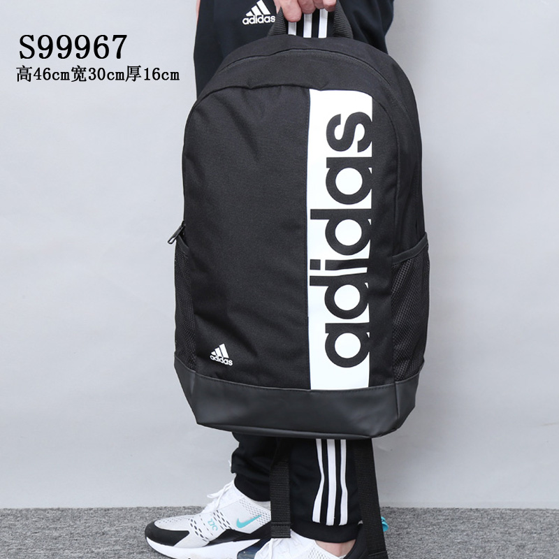 Túi xách nam nữ Adidas mùa thu 2018 mới in túi thể thao và giải trí túi đeo ngoài trời S99967 balo thể thao