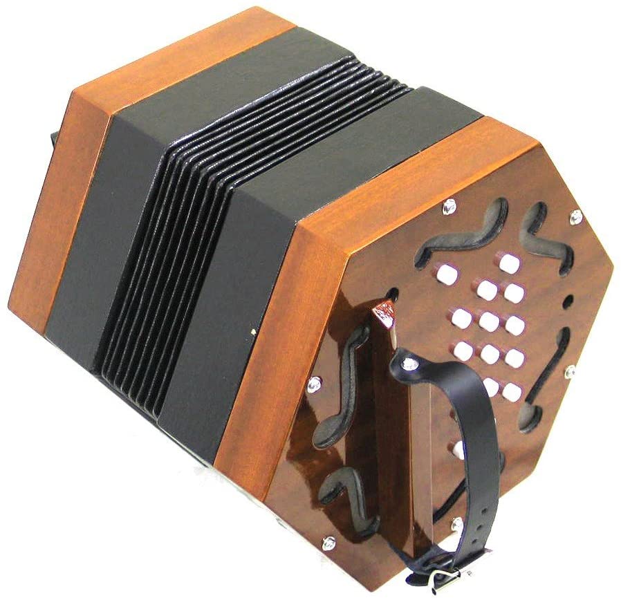 Bonetti hexagonal accordion 30 keys 60 reeds C G tuning direct mail