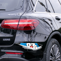Body sticker scratch cover net red creative funny car sticker car cartoon scratch scratch cover patch decoration