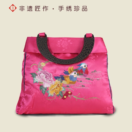 Китайская этническая вышивка, памятная сумка для путешествий, китайский стиль, этнический стиль