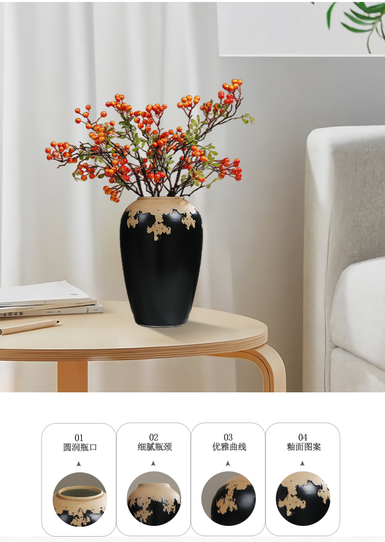 New Chinese style vases, furnishing articles ceramic table decorations sitting room porch decoration flower arrangement between zen example TV ark