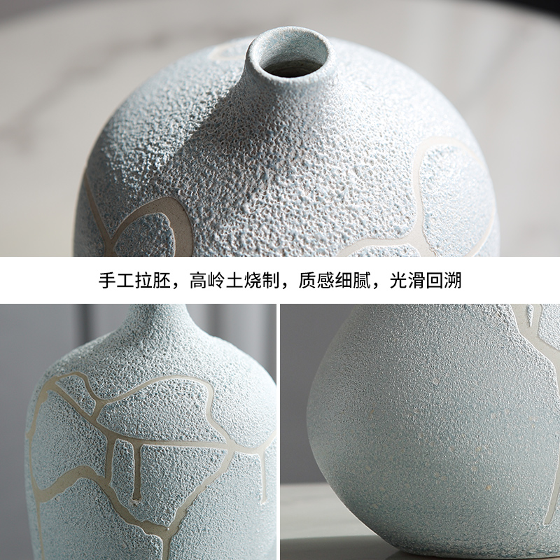 Jingdezhen ceramic wine table decorations furnishing articles household act the role ofing is tasted, the sitting room porch vases, flower arranging dried flower decoration