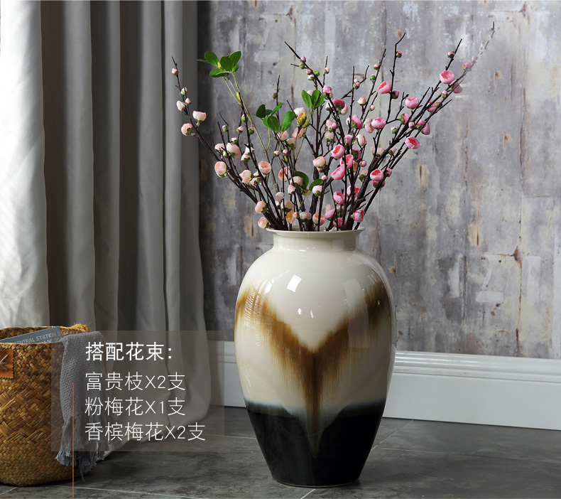 European ceramic vase of large sitting room lucky bamboo flower arranging porcelain household act the role ofing is tasted hotel retro creative furnishing articles