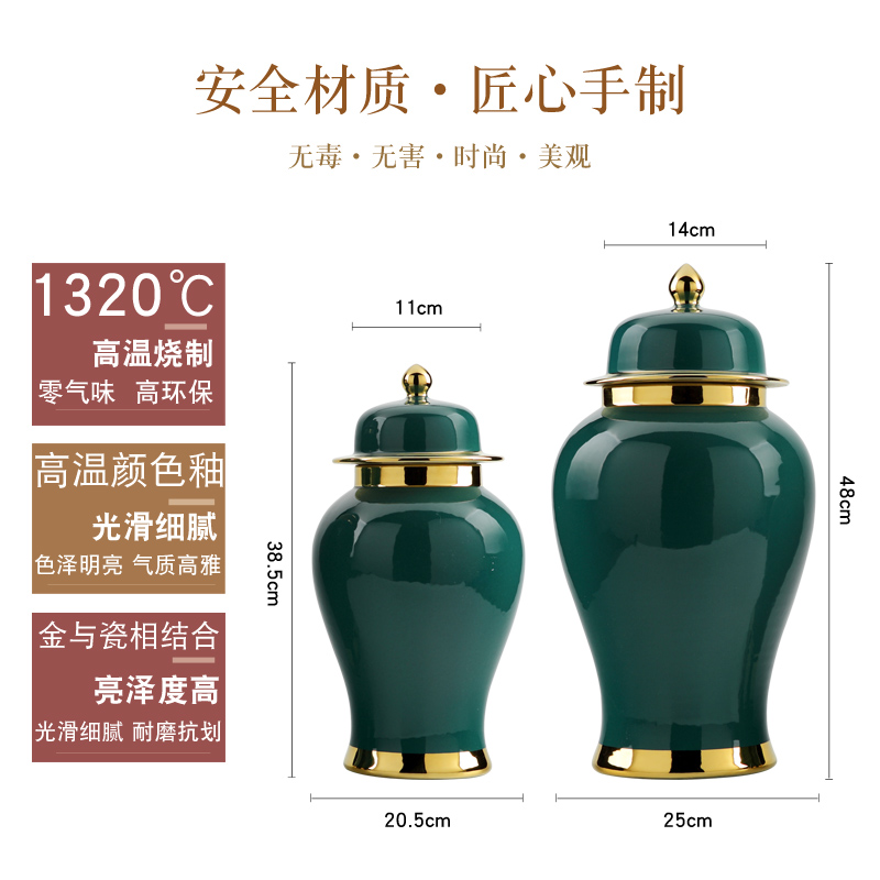 General European modern ceramic pot furnishing articles of new Chinese style originality sitting room porch pavilion flower arranging, home decoration