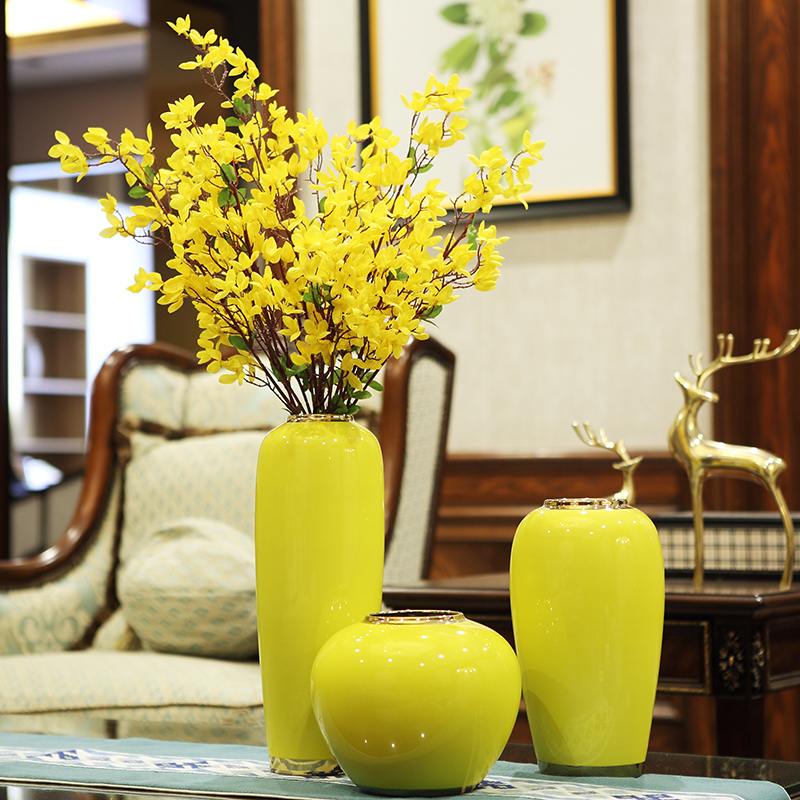 Postmodern new Chinese style ceramic vase furnishing articles dried flower arranging flowers sitting room TV ark, I and contracted household decorations