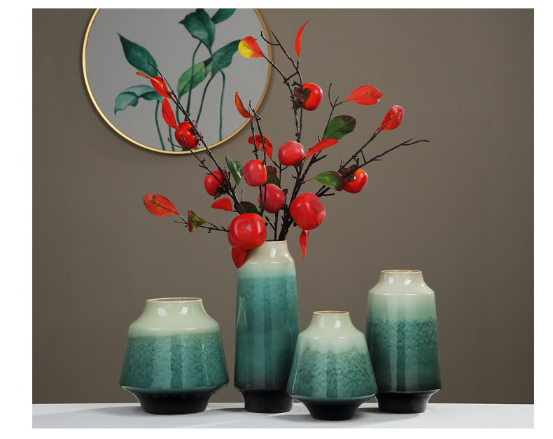 New Chinese style with modern jingdezhen ceramic vase furnishing articles sitting room porch TV ark, the home dry flower arranging flowers adornment