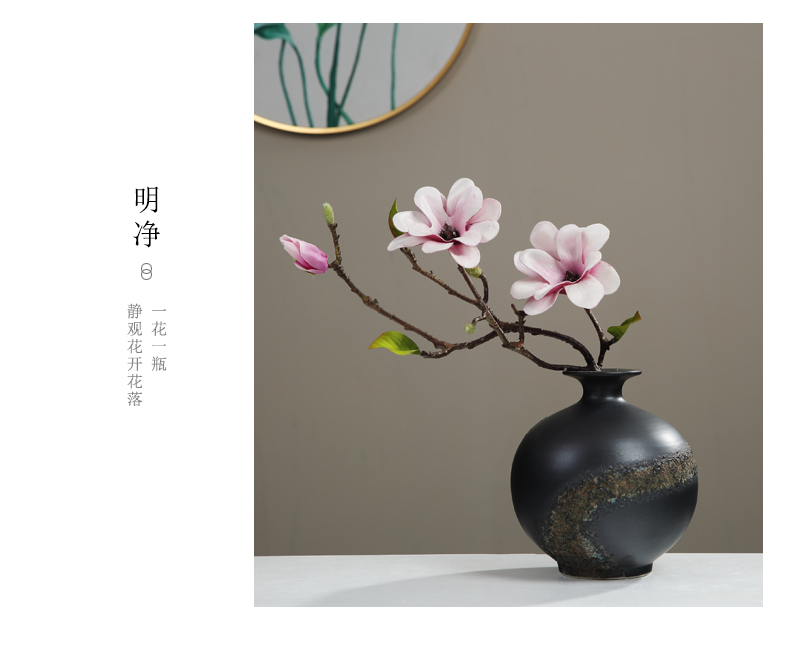 Jingdezhen zen new Chinese TV ark, flower arranging ceramic vase furnishing articles household act the role ofing is tasted, the sitting room porch a decorator