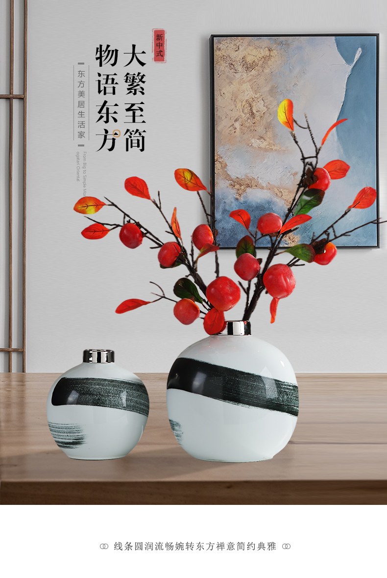 Chinese style light key-2 luxury television creative furnishing articles contracted sitting room porch restaurant wine home decoration ceramic arts and crafts