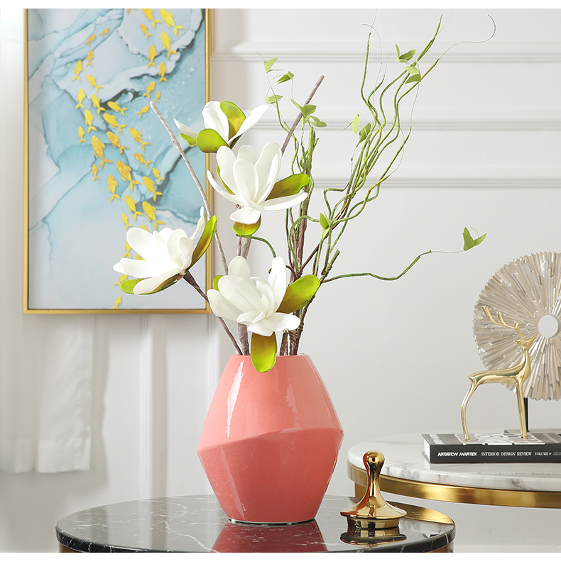 Jingdezhen ceramic vase furnishing articles Nordic I and contracted sitting room TV ark, porch decoration creative household act the role ofing is tasted