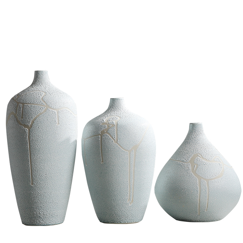 Jingdezhen ceramic wine table decorations furnishing articles household act the role ofing is tasted, the sitting room porch vases, flower arranging dried flower decoration