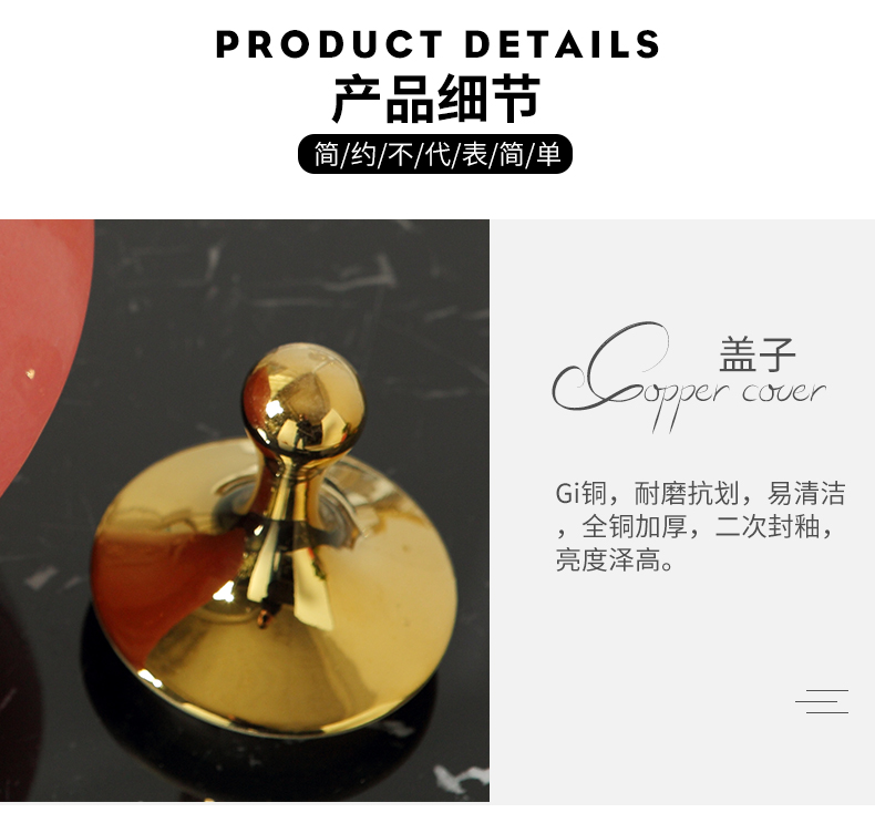 Jingdezhen ceramic vase furnishing articles Nordic I and contracted sitting room TV ark, porch decoration creative household act the role ofing is tasted
