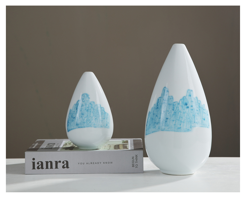New Chinese style ceramic vase furnishing articles study example room to live in the sitting room porch wine flowers, soft adornment handicraft