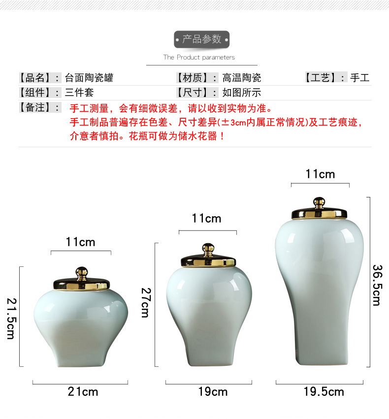 Modern Chinese style simple creative ceramic household act the role ofing is tasted wine storage tank furnishing articles, the sitting room porch example room decoration