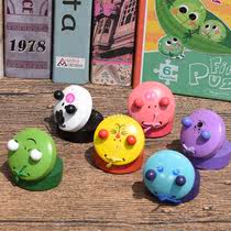 Cartoon small animals Children castanets Childrens early education puzzle music instruments Wooden toys Baby music perception exercises