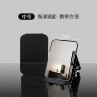 Черный обсидиан, средний [зеркало высокого разрешения, легко носить с собой]