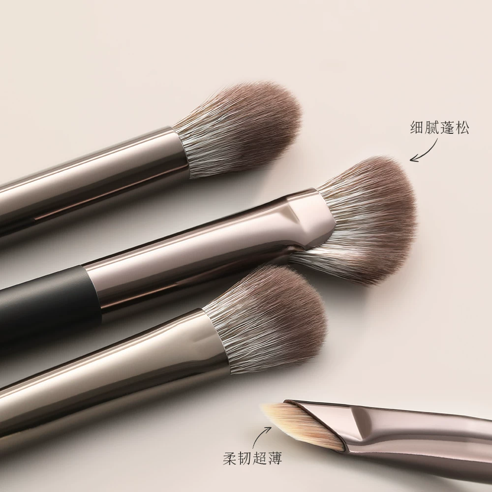 Handheld brush, soft storage box for contouring, full set
