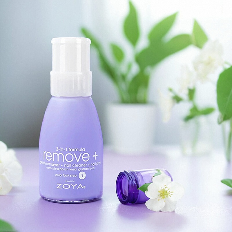 American Nail Polish Remover, Nail Polish Remover in a Press Bottle, Three-In-One Nail Care Solution, Nail Care, Nourishing the Nail Surface and Nail Bed