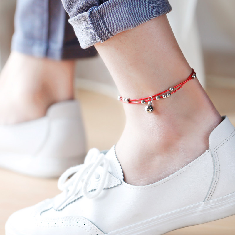 Bracelet de cheville Femme      en Argenterie - Ref 3104348 Image 1