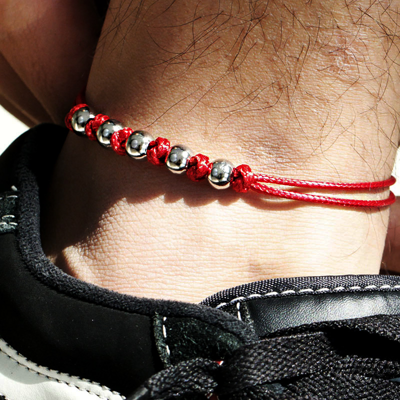 Bracelet de cheville homme      en Argenterie - Ref 3103568 Image 3