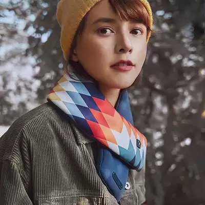 Heated scarf women's travel supplies cervical cold self-heating scarf male winter warm travel artifact
