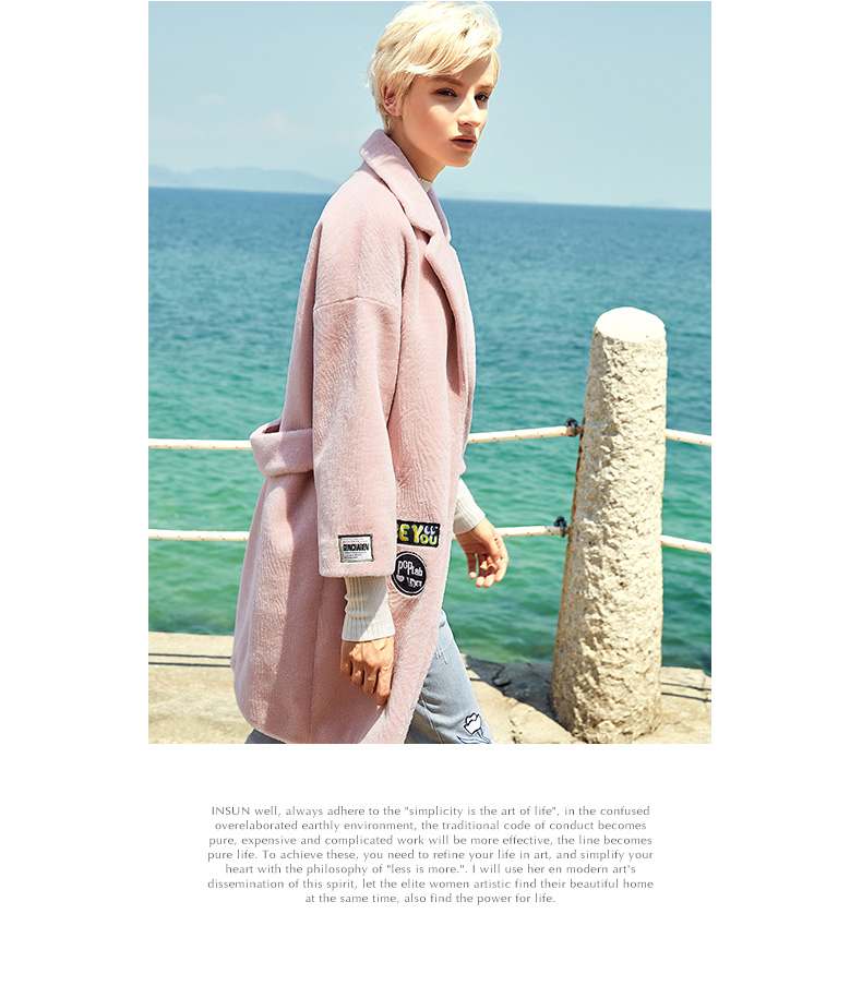 Manteau de fourrure femme INSUN   - Ref 3172450 Image 8