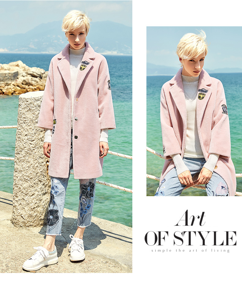 Manteau de fourrure femme INSUN   - Ref 3172450 Image 9