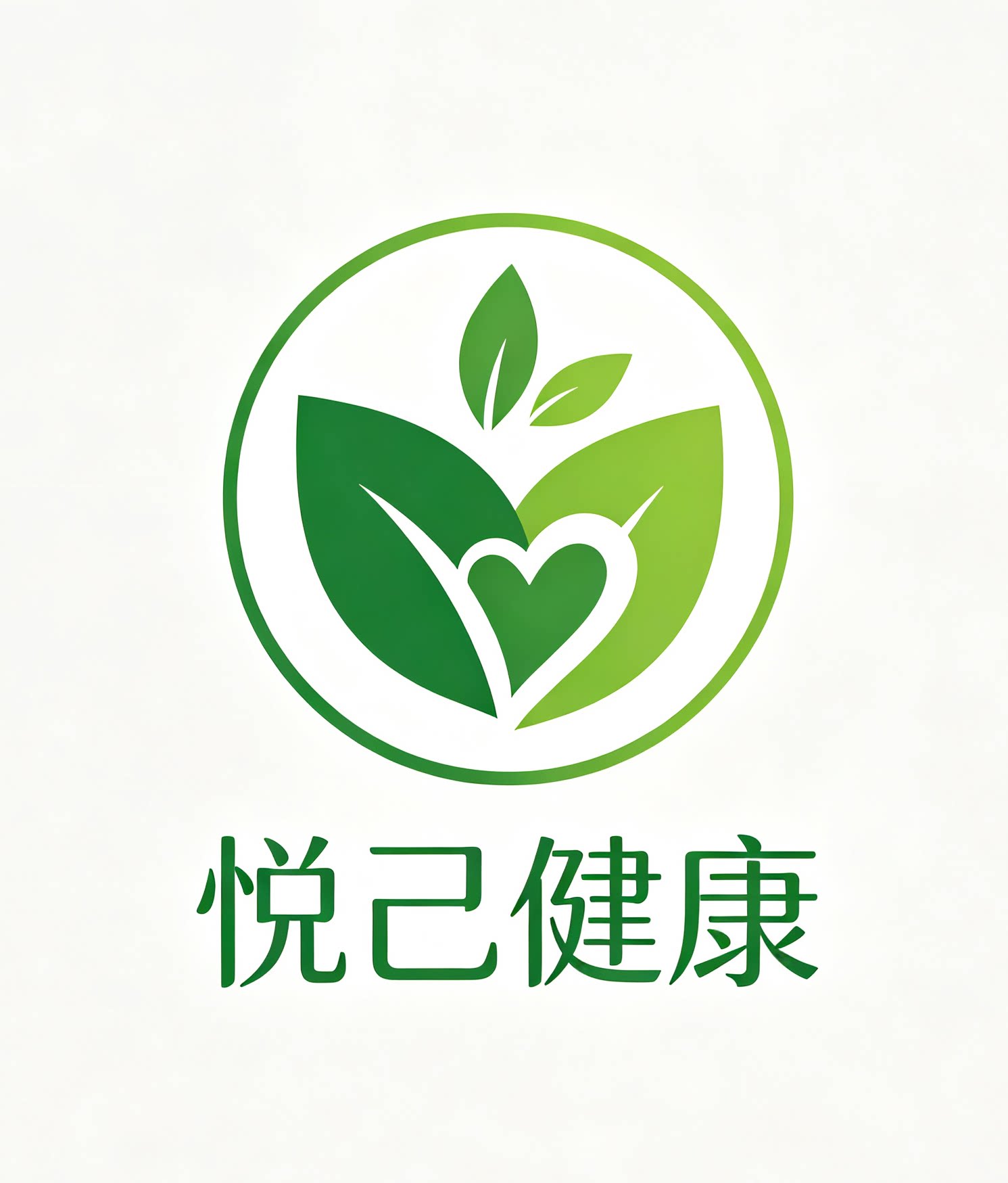 悦己健康的LOGO