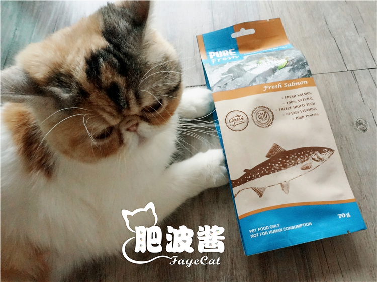 猫 达 冻干 猫 Gà, vịt, thịt, cá hồi, mực, mèo khô, đồ ăn nhẹ, răng hàm, 70g, nước sốt béo hạt cho mèo ăn