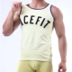 Áo thun nam mùa hè của ACEFIT thấm mồ hôi thể thao vest nam thể dục cotton thể thao Hàn Quốc Áo nỉ mỏng màu xanh sapphire - Lót