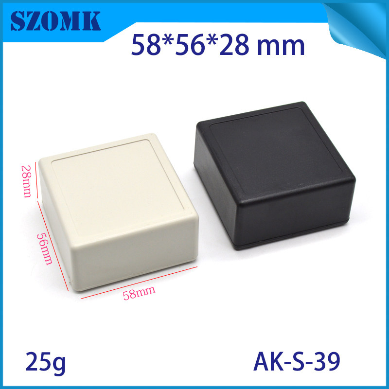 SZOMK58*56*28标准式仪表过线盒电子接线盒全新料塑料外壳AK-S-39