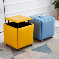 Multifunctional household coffee table stool Net red Rubiks cube combination small stool five-in-one low stool