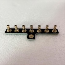 7-bit gold-plated terminal PCB wiring Double-sided pad riveting connection Audio fever DIY