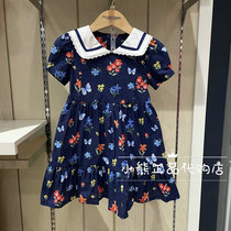 43 discount EK dress for childrens clothing special cabinet 21 Summer girl Broken Flowers dress EKOWB2521B OWB2521B
