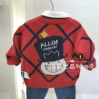 Allolugo и Ruru Counter подлинный 21 Осенний мальчик вязаный кардиган ABAF1CA201