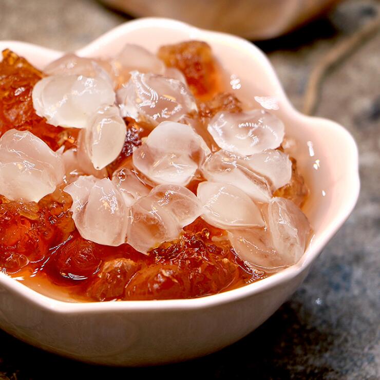 Food Upper Yunnan double pods wild no sulphur soap corner rice 90 gr sacks of snow lotus seed Peach Gum Silver Ear Cedar sugar water partner