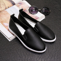 Casual Loafers Womens shoes Flat board shoes Thick soles Single shoes One pedal lazy shoes Tide pine cake shoes Pointed round shoes