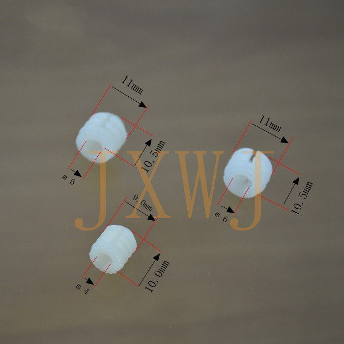 Three-in-one connector nylon plastic rubber particles embedded canopy expansion nut wardrobe drawer panel furniture accessories combination