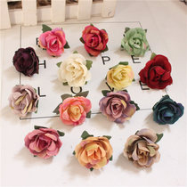 New simulation flower mini rose DIY handmade headdress Garland material decoration fake flower jewelry accessories