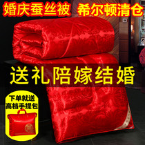 Hilton hotel silk quilt 100% mulberry silk quilt